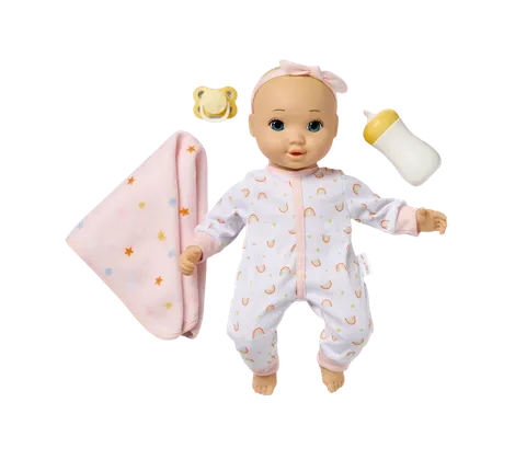 Gigglescape 14 Inch Nurturing Baby Doll Blonde Hair + Blue Eyes